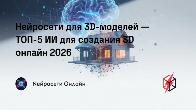 ИИ строит 3D за минуты. Blender больше не нужен?